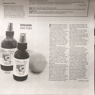 Solstice Spice Holiday Handcrafted Room and Linen Spray