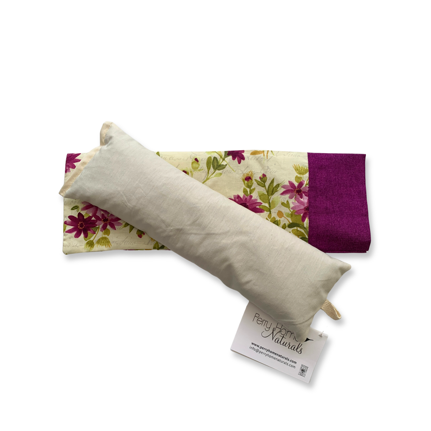 Aromatherapy Eye Pillow – Purple Flowers