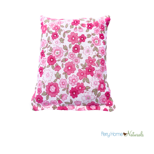 Lavender Sachet - Pink Flowers - Handcrafted in Maine