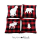 Specialty Sachets in Red and Black Check - Choice of Design & Scent