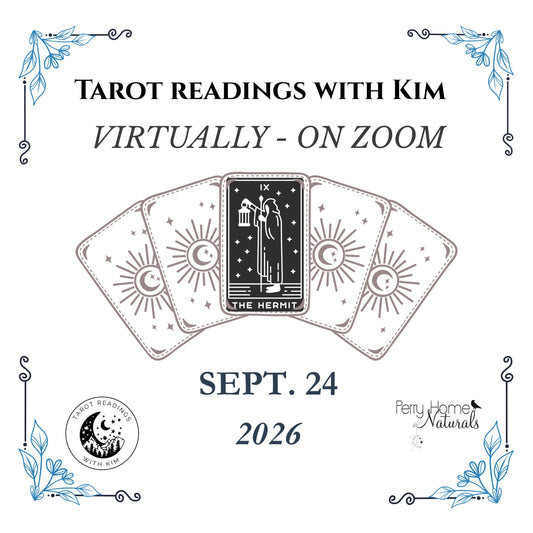 Virtual Tarot With Kim on Zoom - SEPTEMBER 24, 2026