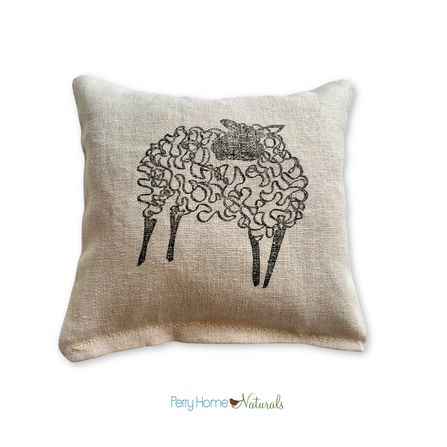 Sheep Design Linen Sachet - Maine Balsam or Lavender Filled