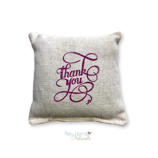 Thank You Sachet - Choice of Scent/Ink Color