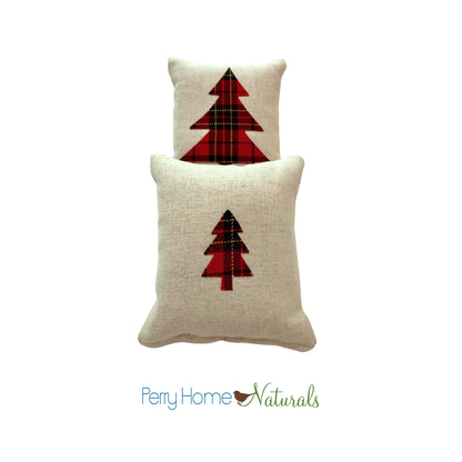 Plaid Pine Tree Balsam Sachet Set – Seconds & Samples