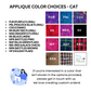Cat Sachet - Choice of Scent, Size, & Applique Color