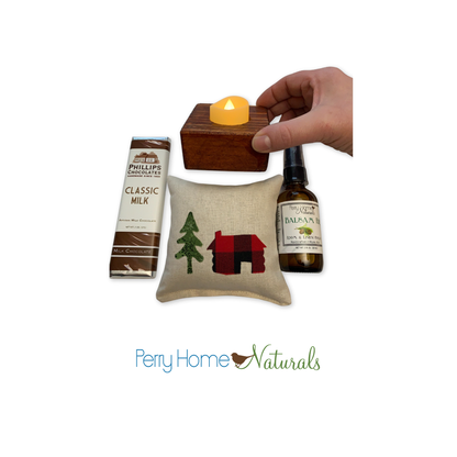 Cabin in the Woods Balsam Fir Themed Gift Box 🏡✨