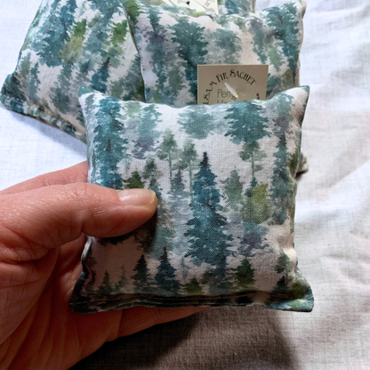 Watercolor Woods Fabric Design Sachet – Maine Balsam Fir