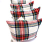 Maine Balsam Fir Sachets in Holiday Plaid Twill - Set of Five