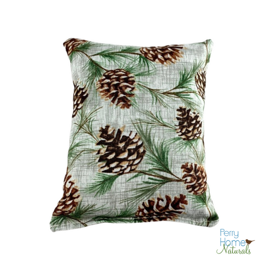 Maine Balsam Fir Pillow - Silver Pine Print