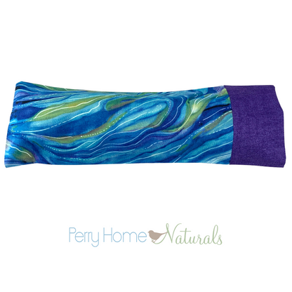 Aromatherapy Eye Pillow with Choice of Blend - Ocean Swirl Design