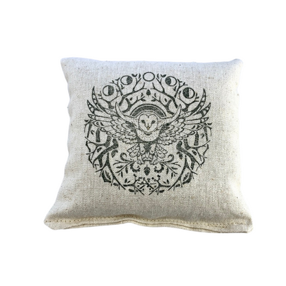 Owl and Moon Sachet - Maine Balsam Sachet or Organic Lavender Sachet