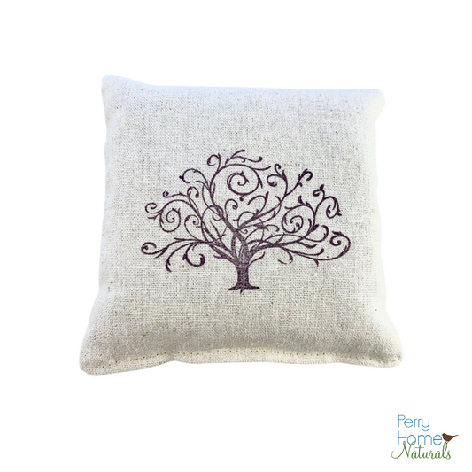 Tree Design Scented Pillow - Choice of Ink Color and Scent