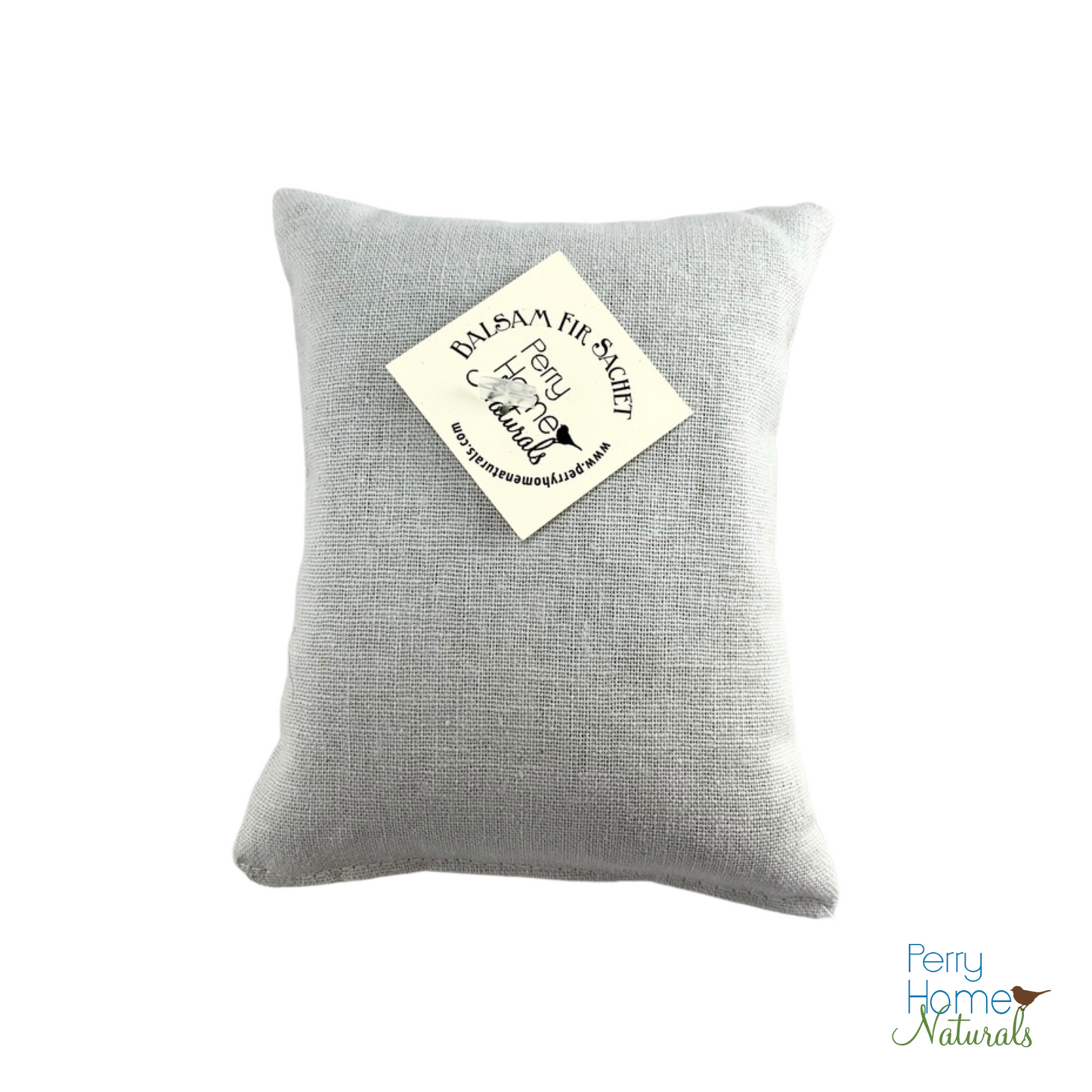 Maine Balsam Fir Pillow - Silver Pine Print