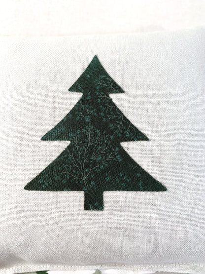 Maine Themed Balsam Fir Pillow - Choice of Tree Applique - XL Maine Balsam Pillow