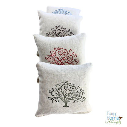 Tree Design Scented Pillow - Choice of Ink Color and Scent