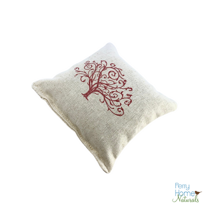 Tree Design Scented Pillow - Choice of Ink Color and Scent