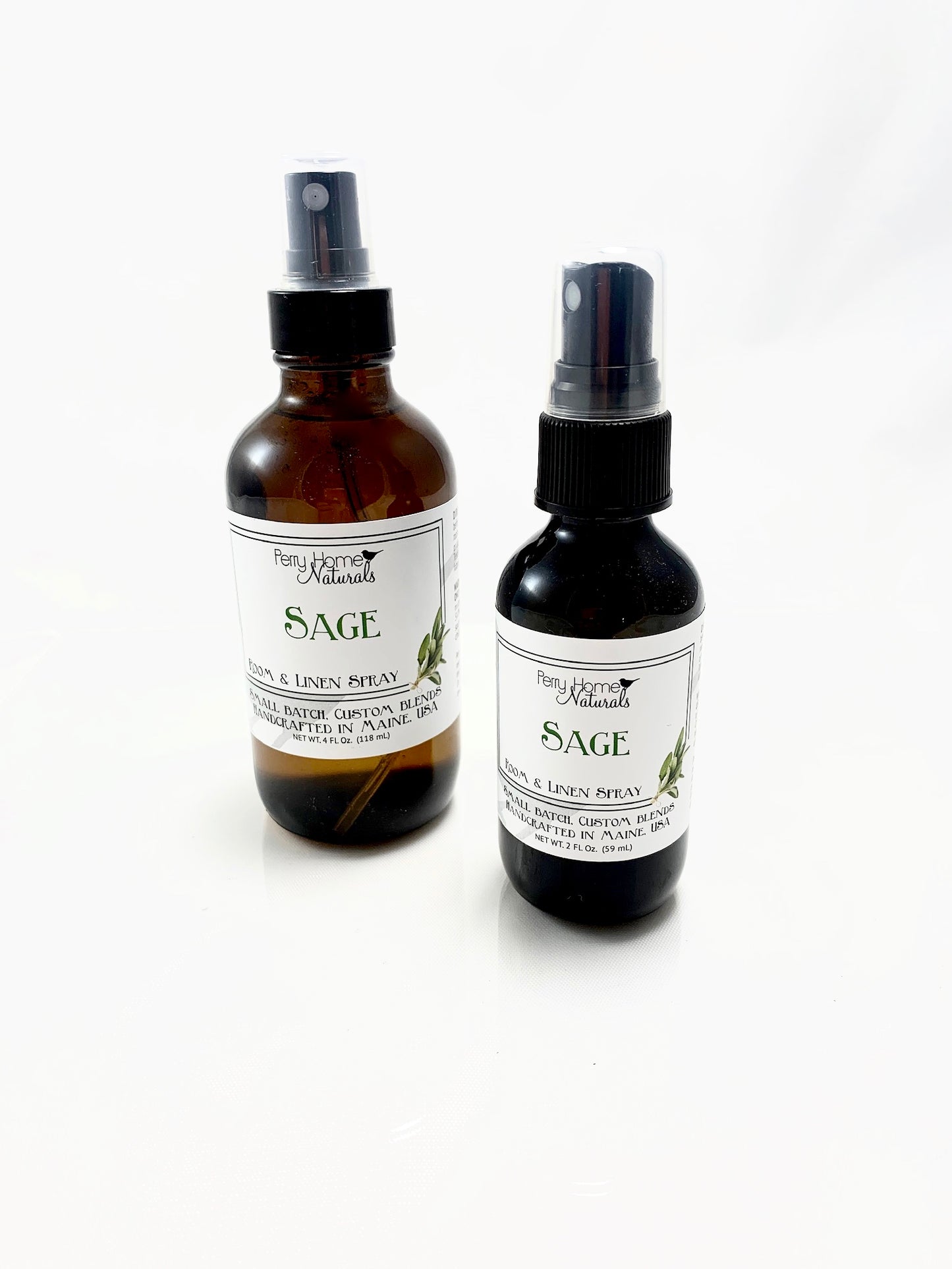 Organic Sage Room and Linen Spray - Natural Air Freshener