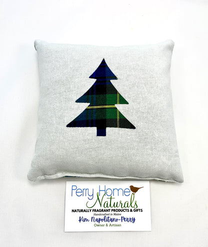 Maine Themed Balsam Fir Pillow - Choice of Tree Applique - XL Maine Balsam Pillow