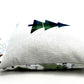 Maine Themed Balsam Fir Pillow - Choice of Tree Applique - XL Maine Balsam Pillow