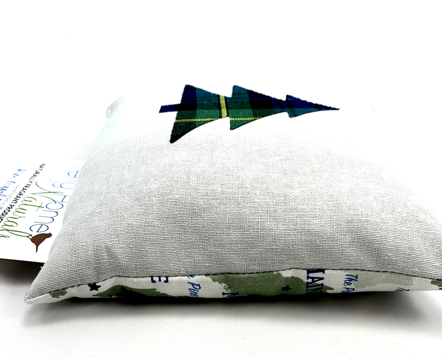 Maine Themed Balsam Fir Pillow - Choice of Tree Applique - XL Maine Balsam Pillow