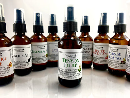 Tension Relief Organic Room and Linen Spray - Lavender Peppermint & Chamomile