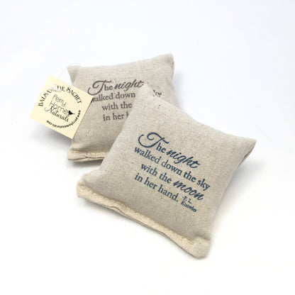 Night Poem Sachet - Choice of Scent/Ink Color
